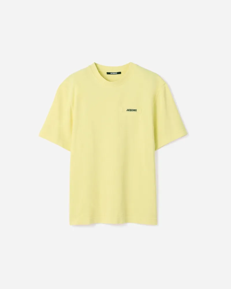 Jacquemus The Gros Grain T-shirt - Pale Yellow Pale
