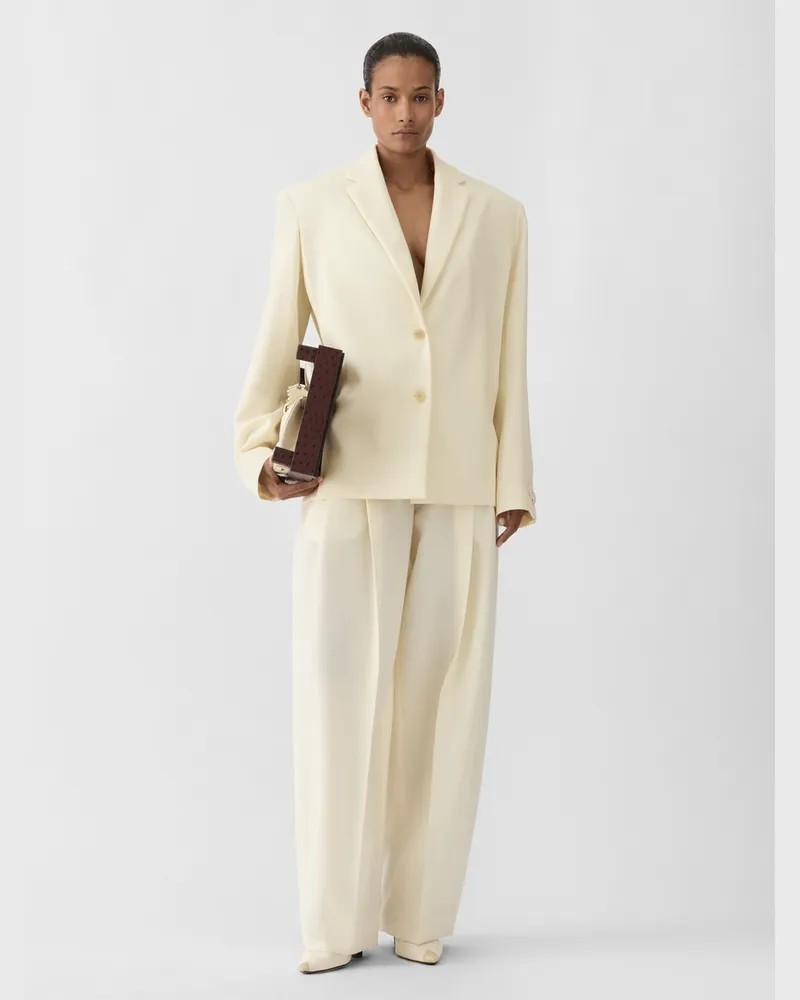 Jacquemus La Veste Carrée - Weiß Cremeweiß