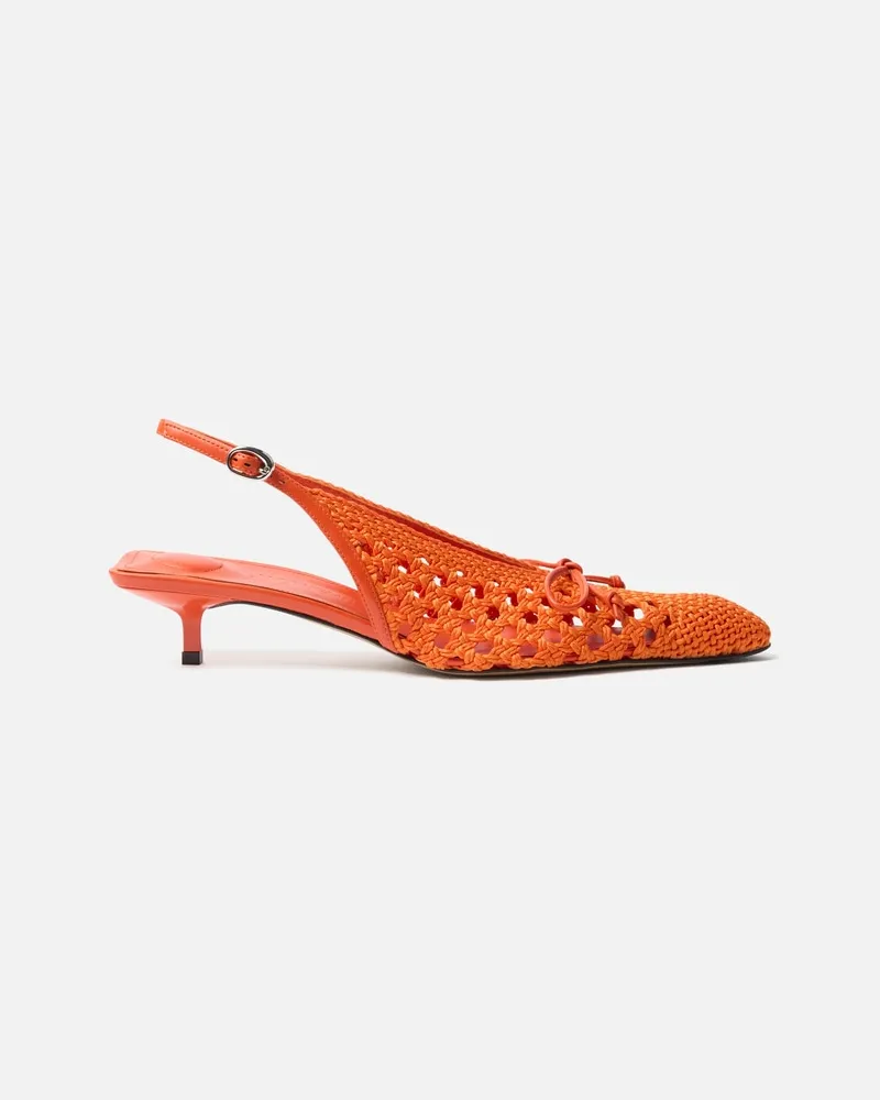 Jacquemus The Low Duelo Slingbacks - Orange Orange