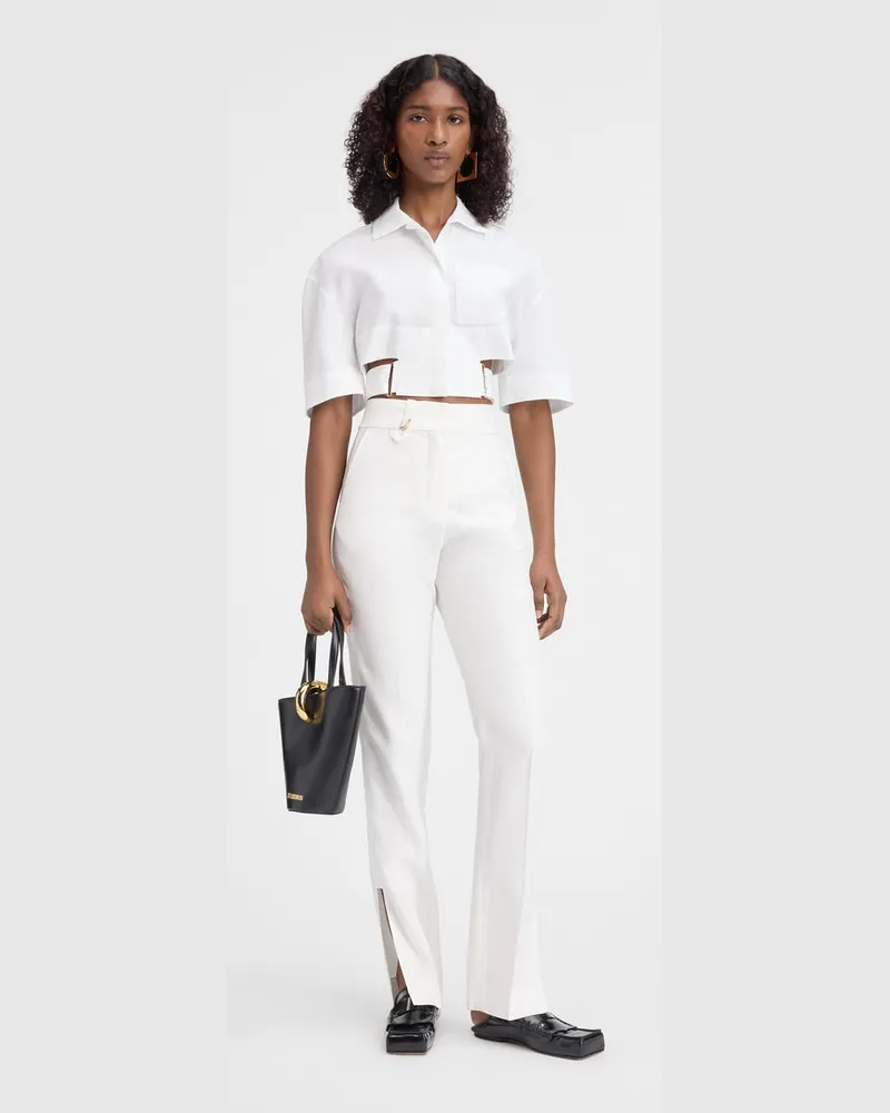 Jacquemus Le Pantalon Tibau - Weiß Weiß