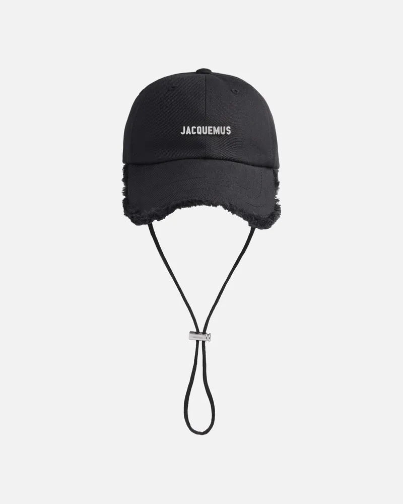 Jacquemus Die Artichaut Kappe - Schwarz Schwarz