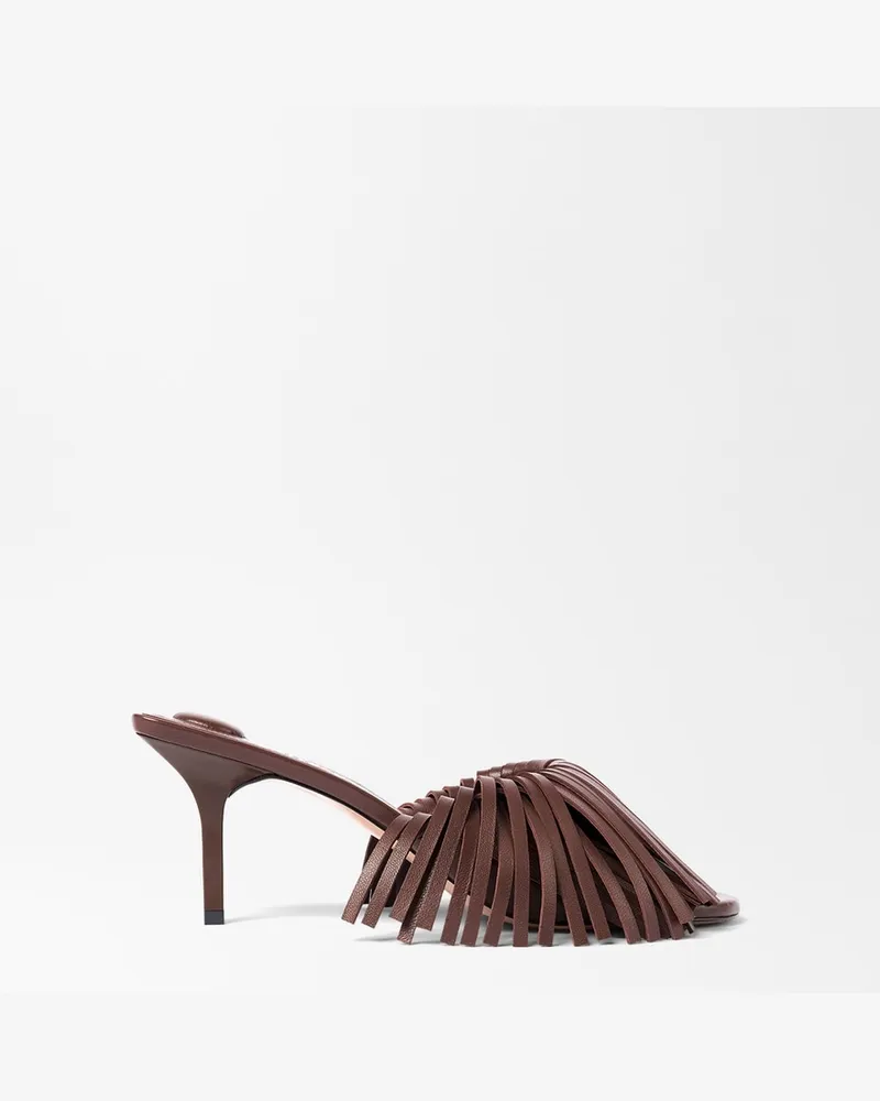 Jacquemus Les Mules Cubisto - Dark Braun Dark