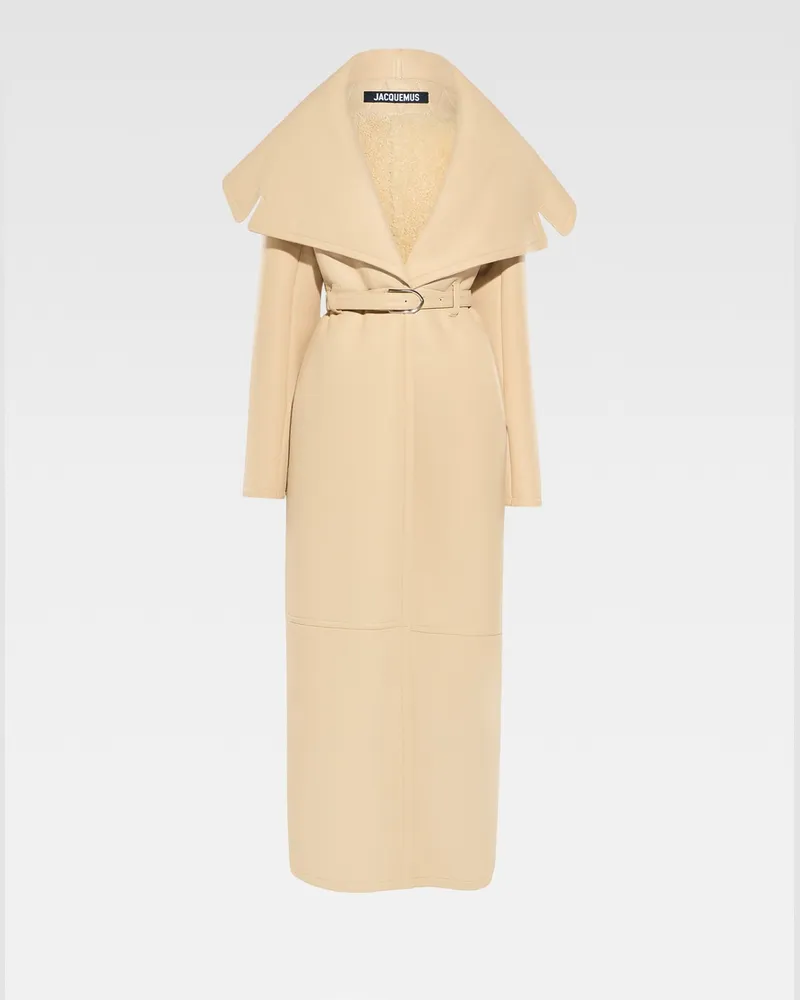 Jacquemus The Telo Coat - Pale Yellow Pale