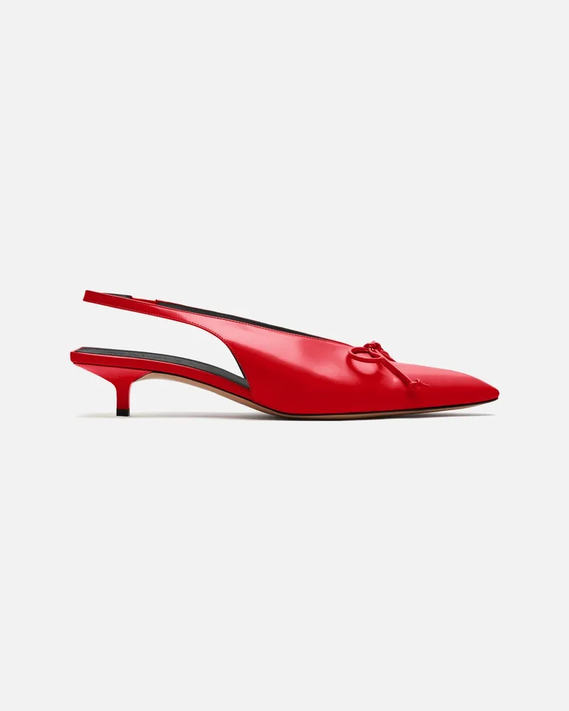 Jacquemus The Low Cubisto Slingbacks - Red Red