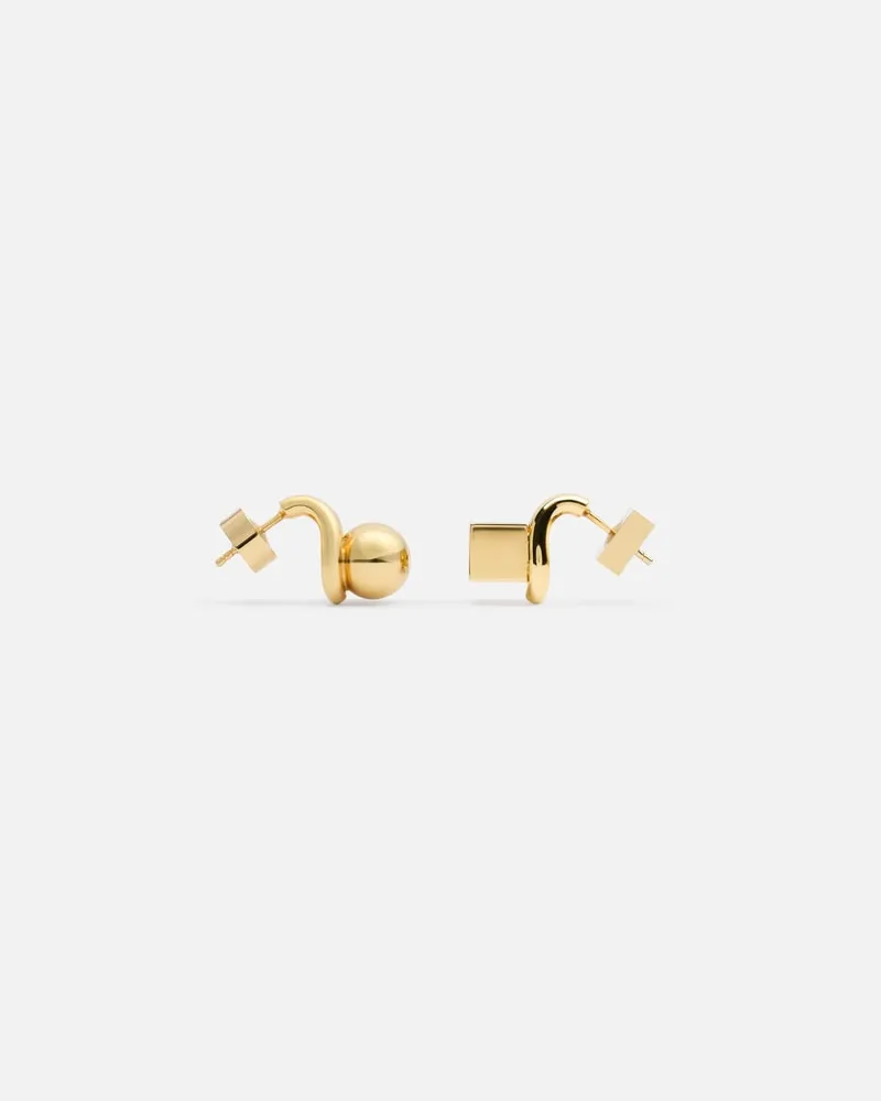 Jacquemus The Nodo Stud Earrings - Gold Gold