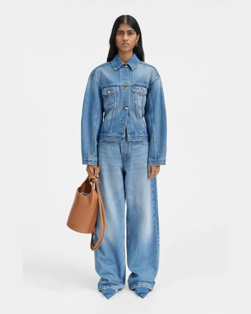 Jacquemus La Veste De-nîmes - Blue/Tabac Blue