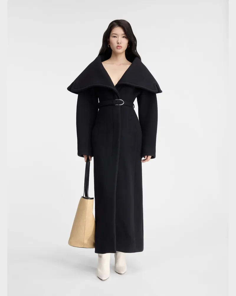 Jacquemus The Caruso Coat - Black Black