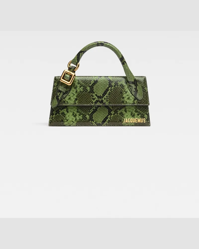 Jacquemus The Long Chiquito With Buckle - Green Green