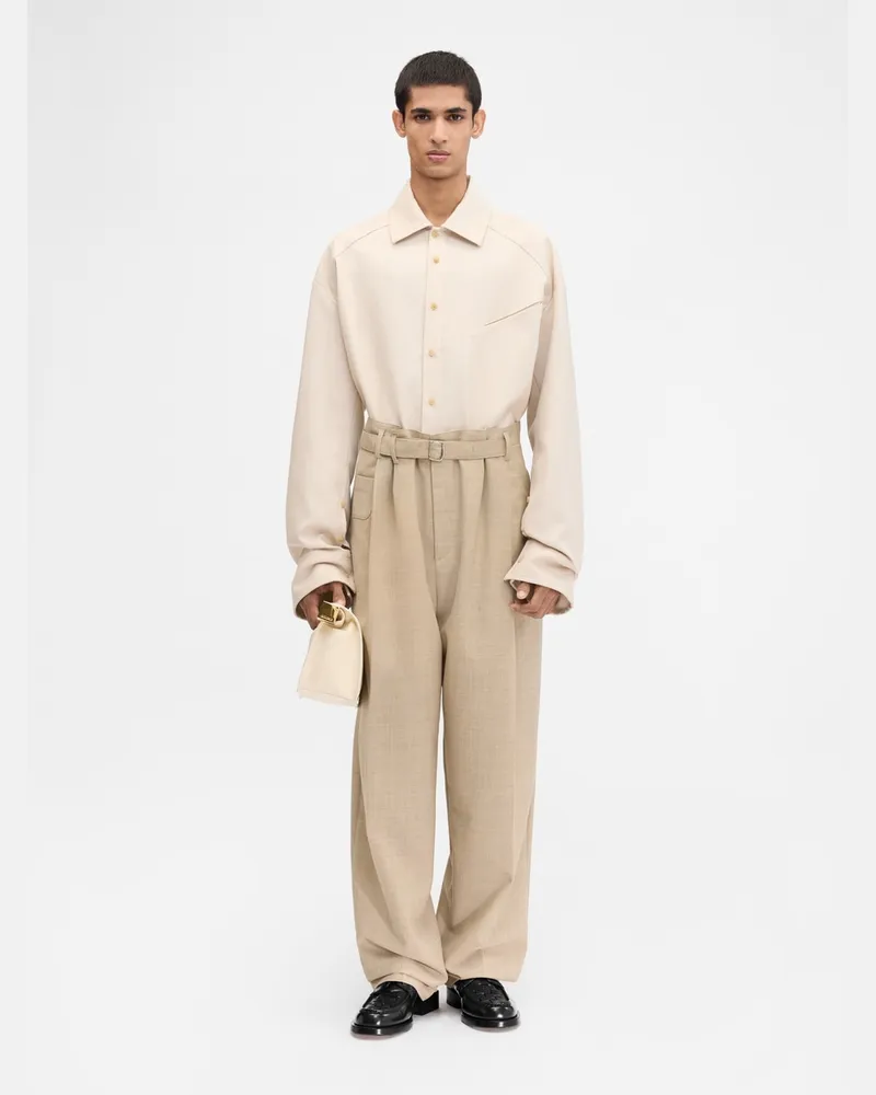 Jacquemus The Canevas Pants - Beige Beige