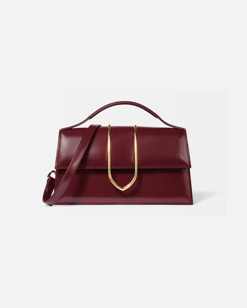 Jacquemus The Large Bambino - Burgundy Burgundy