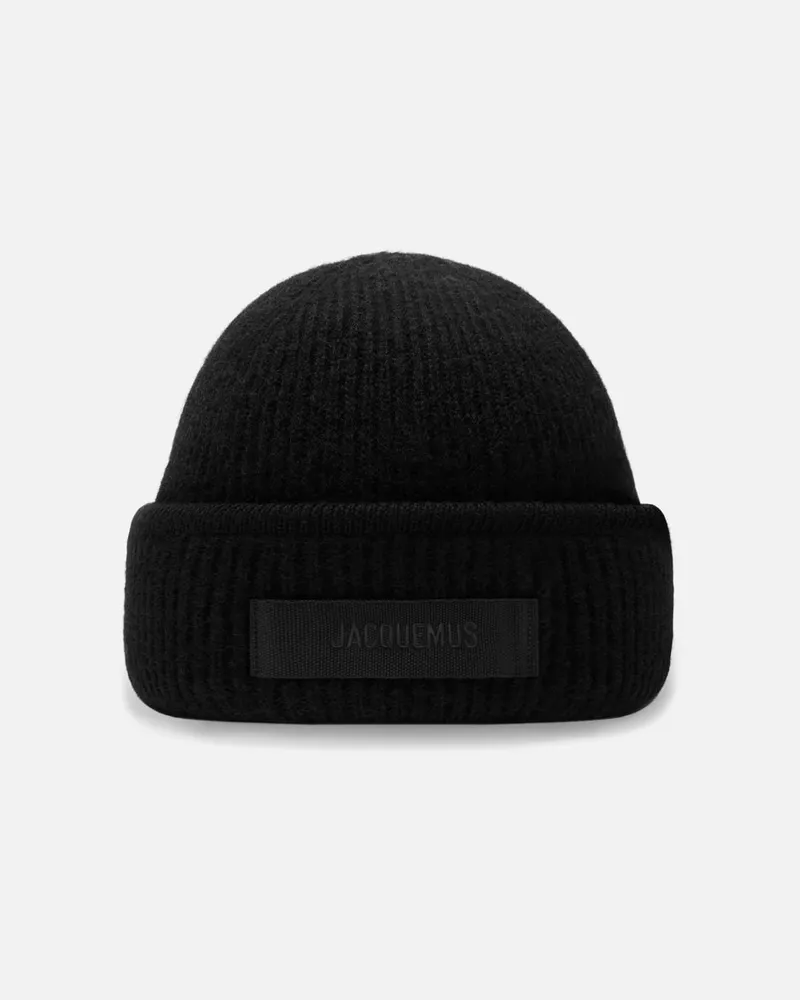 Jacquemus The Gros Grain Beanie - Black Black