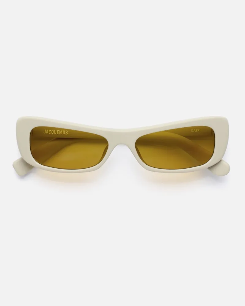 Jacquemus The Capri Sunglasses - Beige Matt Beige