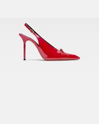 Jacquemus The High Cubisto Slingbacks - Red Red