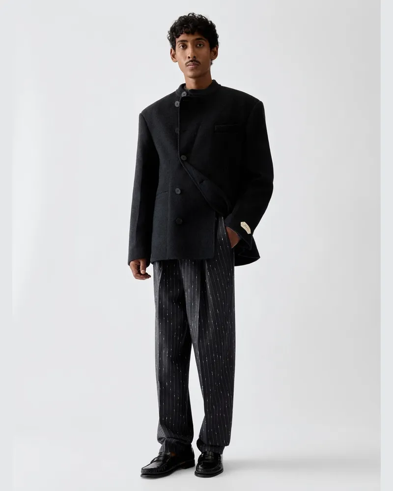 Jacquemus Die Losange Hose - Dark Grau Dark