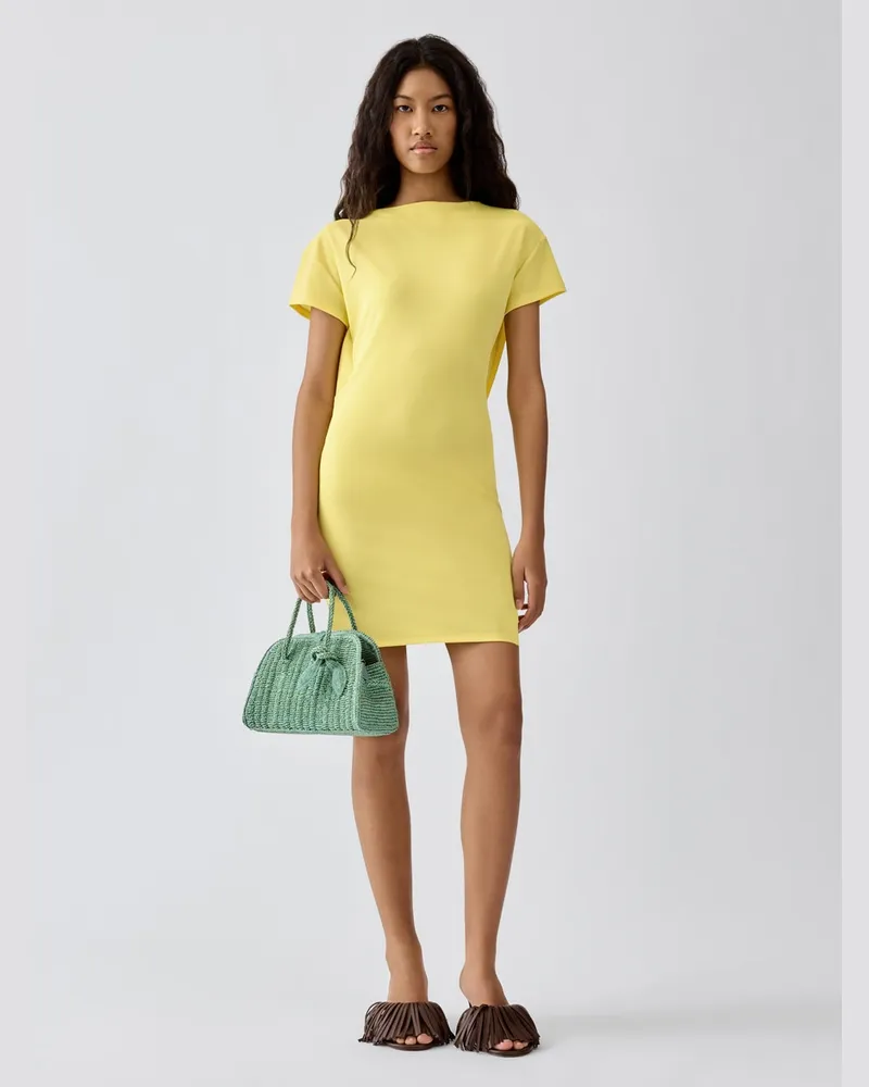 Jacquemus The Mistral Short-sleeve Dress - Yellow Yellow