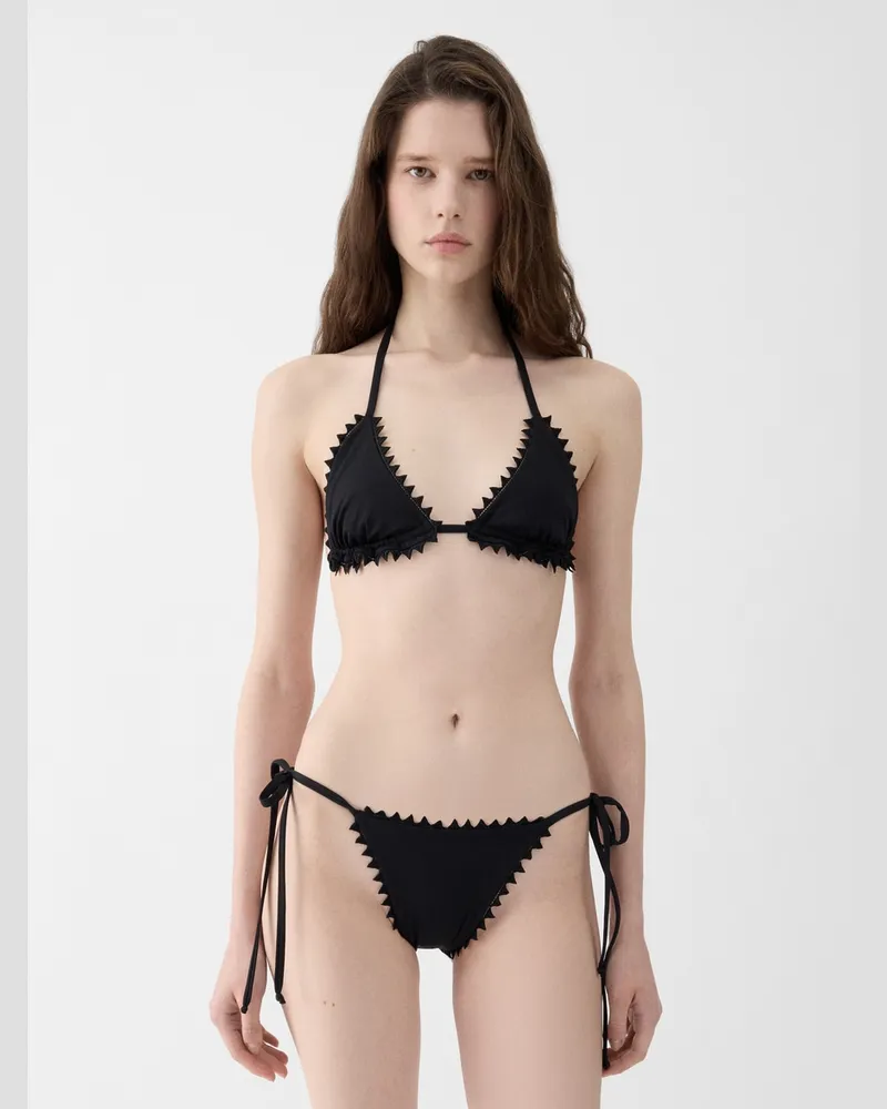 Jacquemus The Picot Bikini Bottom - Black Black