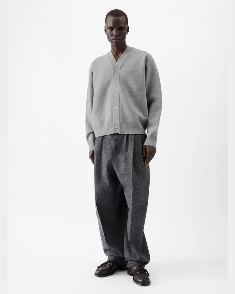 Jacquemus Le Cardigan Boutonné - Grau Grau
