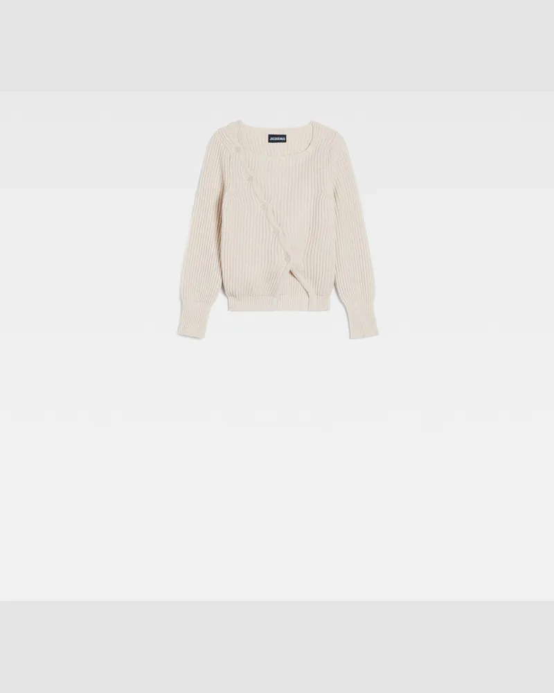 Jacquemus The Pau Kids' Knit - Off-White Off-white