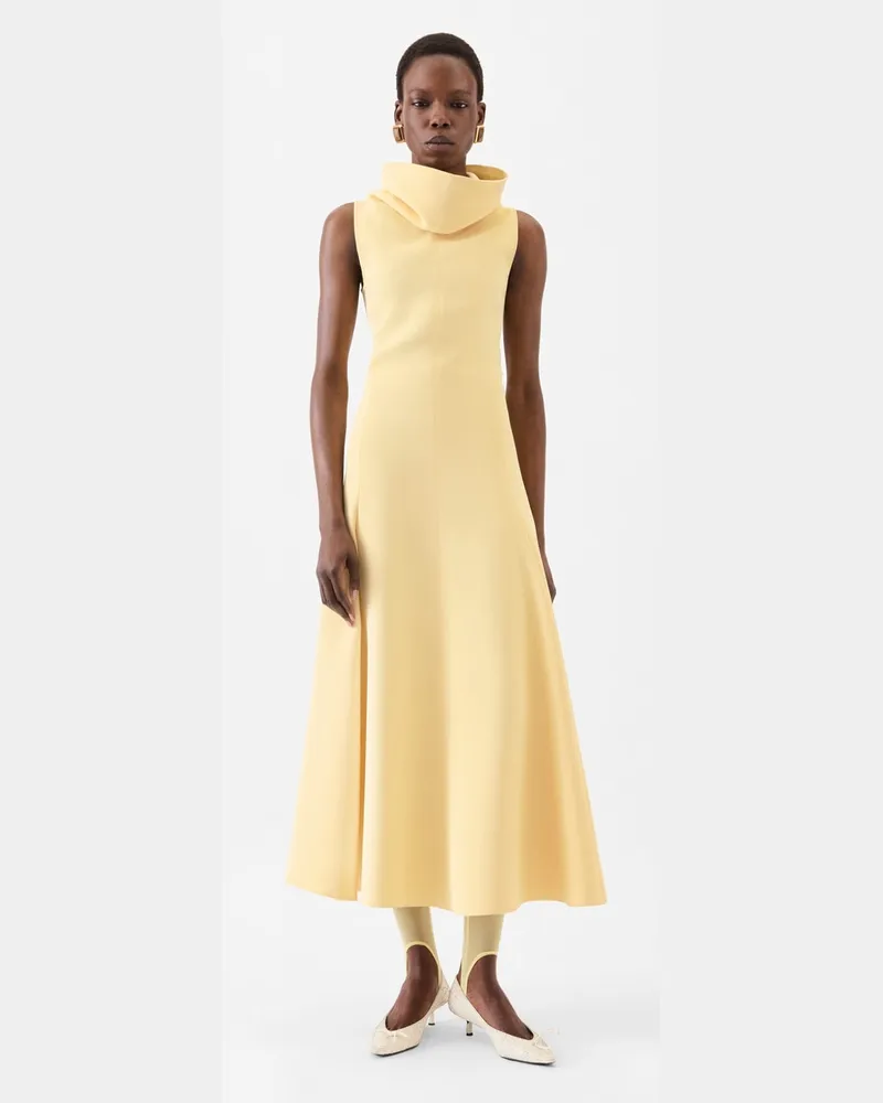Jacquemus The Triangle Dress - Light Yellow Light