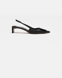 Jacquemus The Low Duelo Slingbacks - Black Black