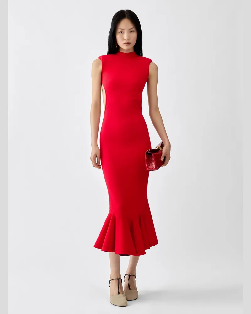 Jacquemus La Robe Palmier - Rot Rot