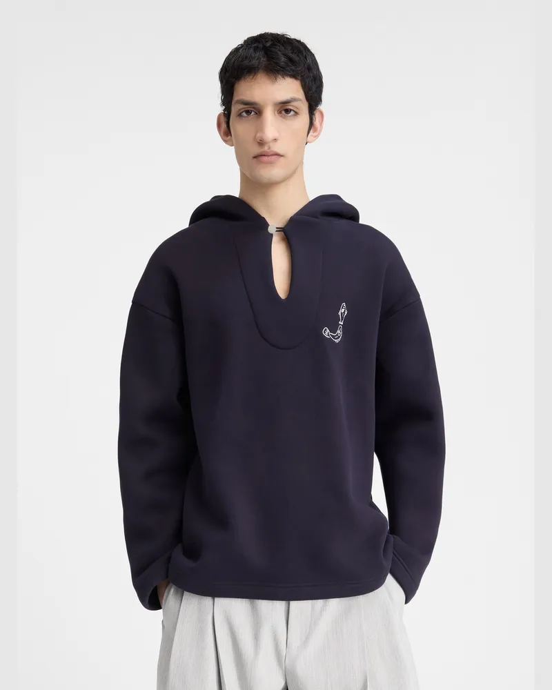 Jacquemus The Merù Hoodie - Dark Navy Dark