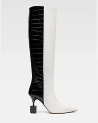 Jacquemus The Bisou Boots - Black/White Black