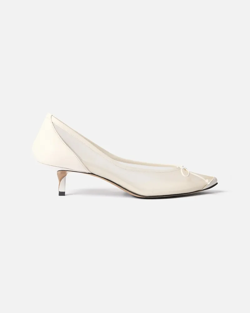Jacquemus Die Niedrigen Tourni Absatzschuhe - Weiß Weiß