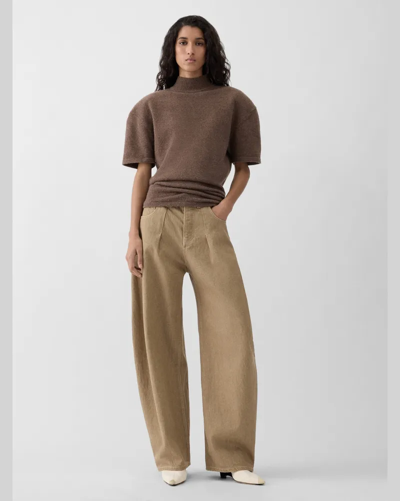 Jacquemus The Ovalo De-nîmes Denim Pants - Beige Beige