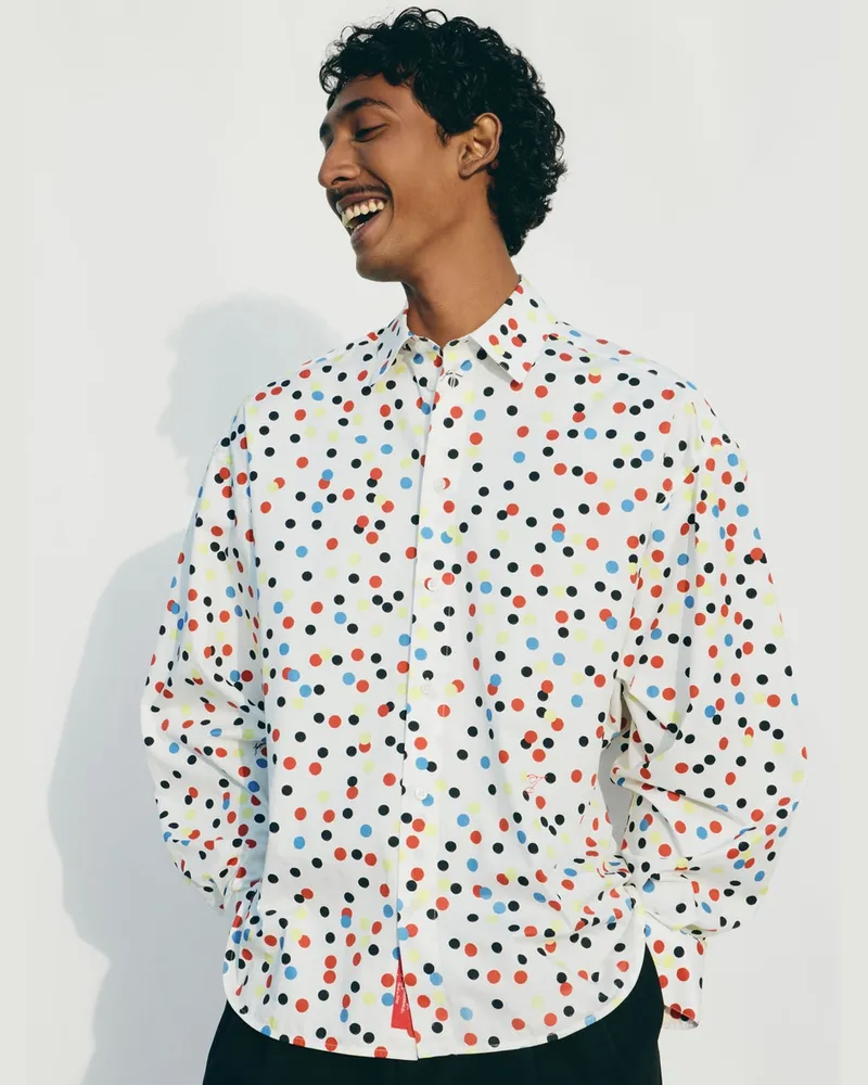 Jacquemus Das Losange Hemd - Print Confettis Print