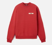 The Gros Grain Sweatshirt - Dark Red
