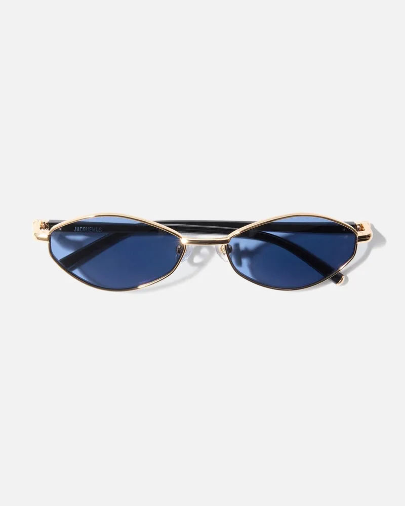 Jacquemus Die Sirocco Sonnenbrille - Gold Hellgold
