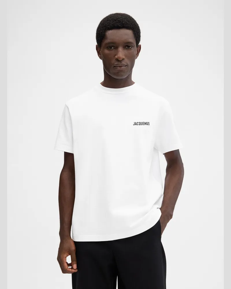 Jacquemus Le T-shirt Adresse Saint Tropez Place Des Lices - Weiß Weiß