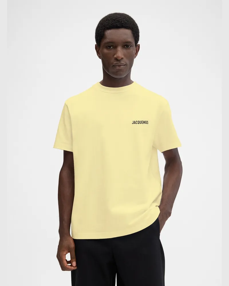 Jacquemus Le T-shirt Adresse Saint Tropez Place Des Lices - Saint Tropez Gelb Saint