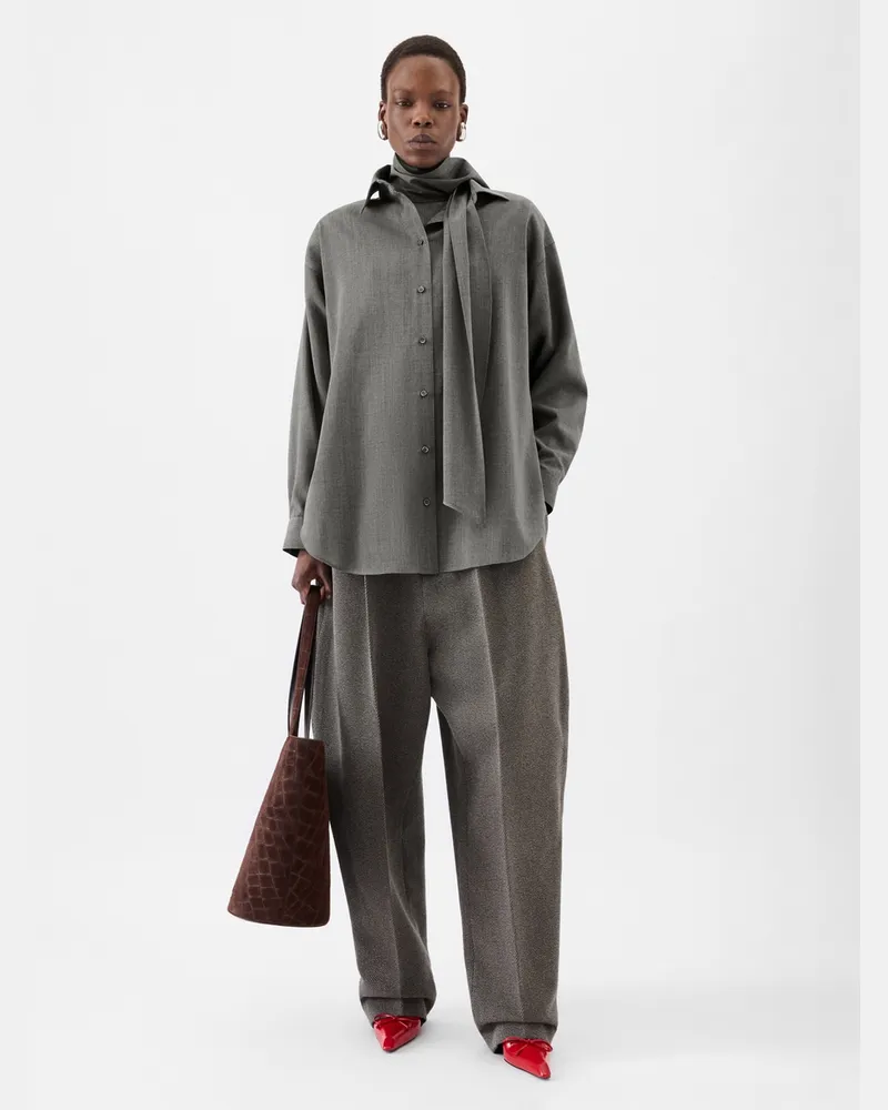 Jacquemus Das Man's Hemd - Grau Grau
