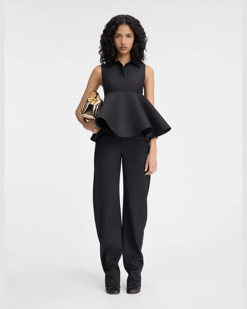 Jacquemus The Spalla Top - Black Black