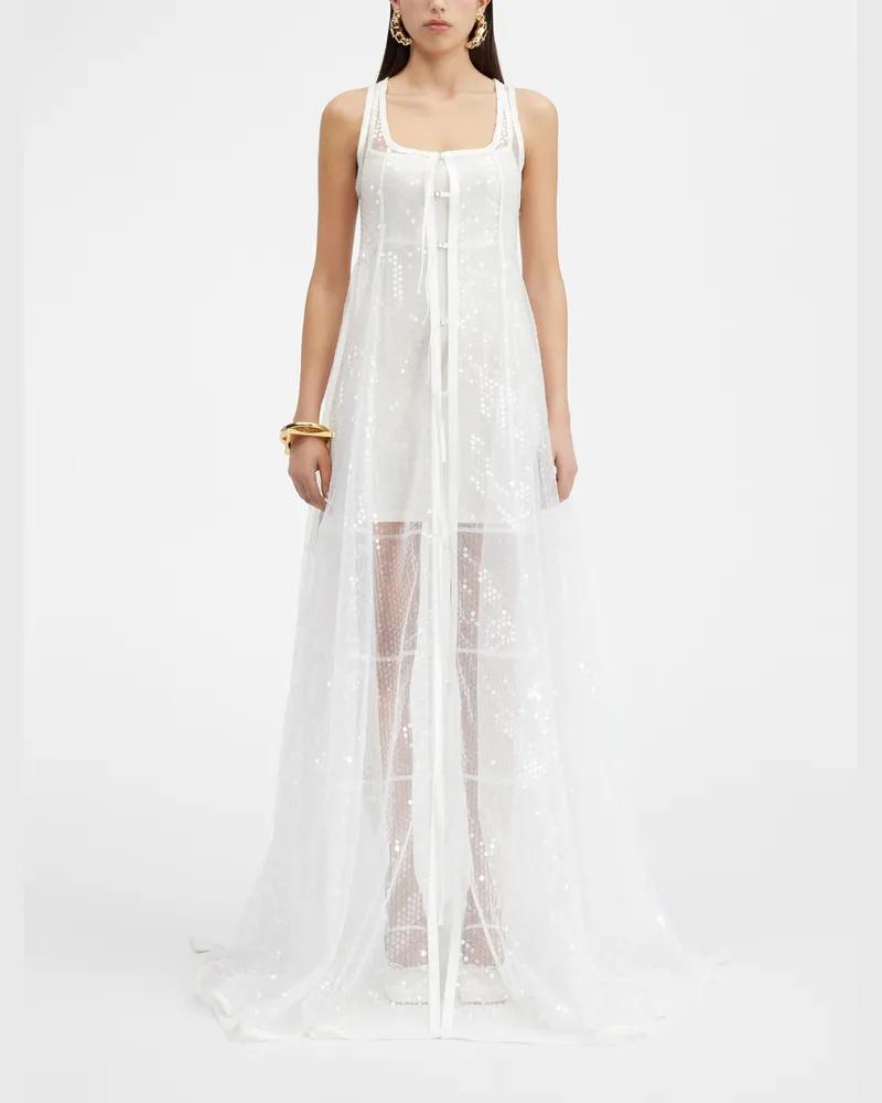Jacquemus La Robe Dentelle - White White
