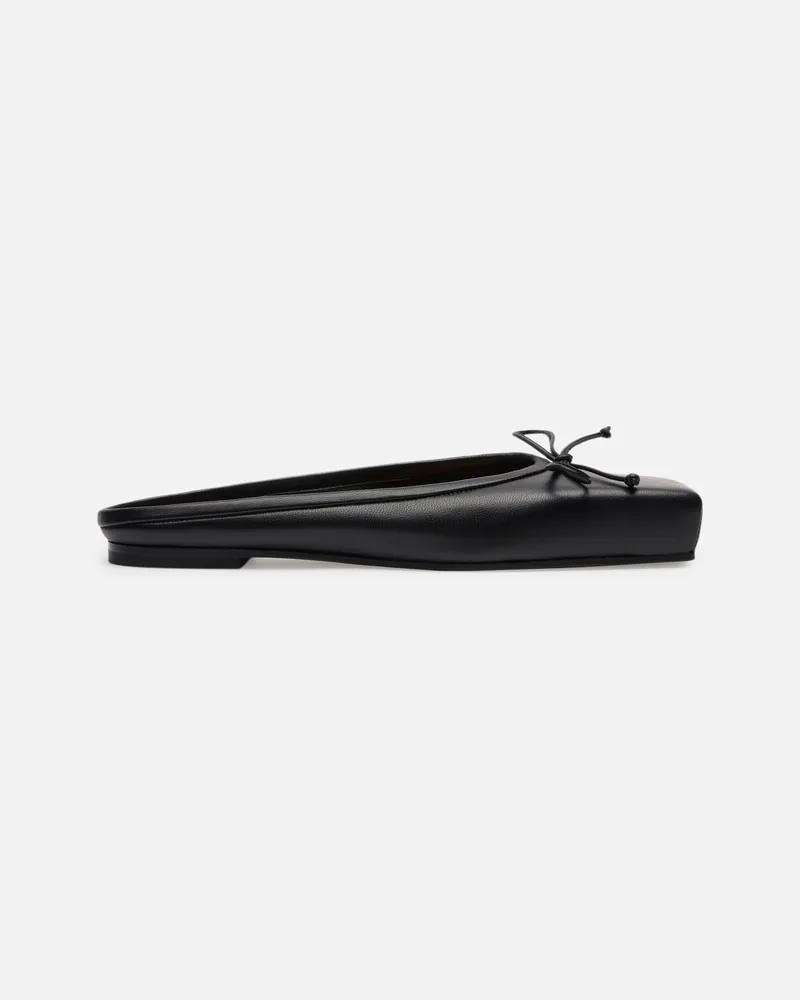 Jacquemus The Flat Ballet Mules - Black Black