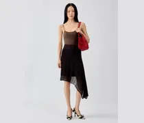 The Voile Skirt - Dark Brown