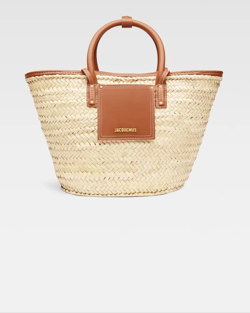 Jacquemus The Soli Basket Light Brown