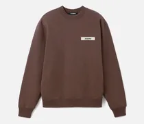 The Gros Grain Sweatshirt - Dark Brown