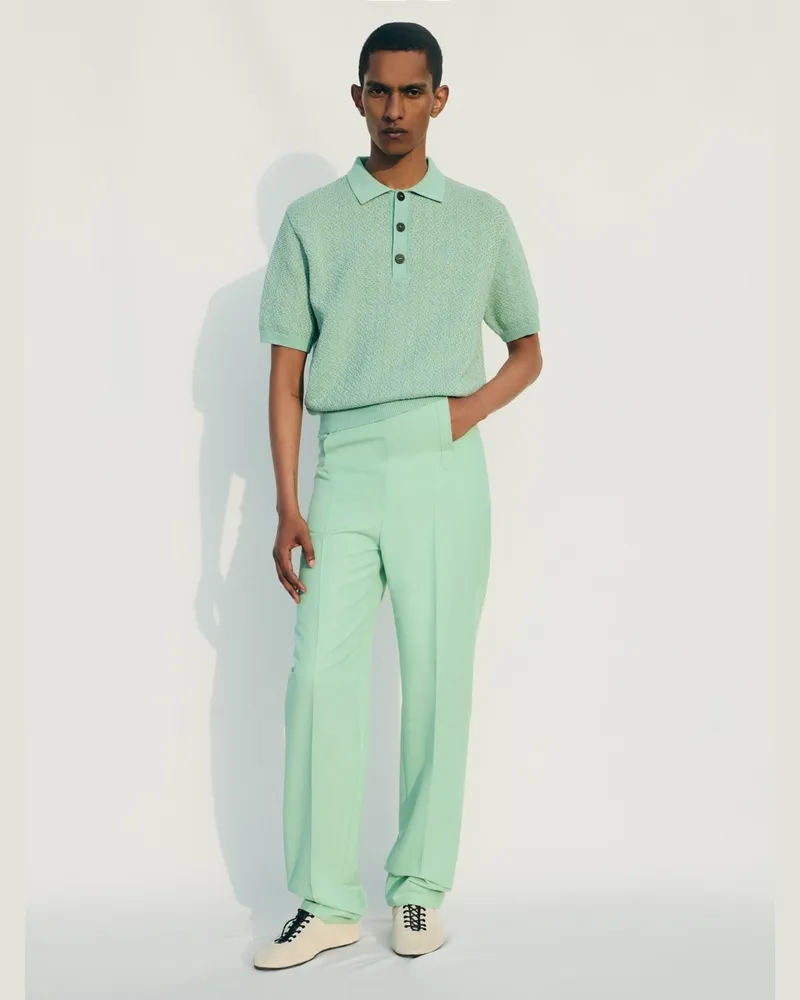 Jacquemus Das Miami Polohemd - Mint Grün Mint