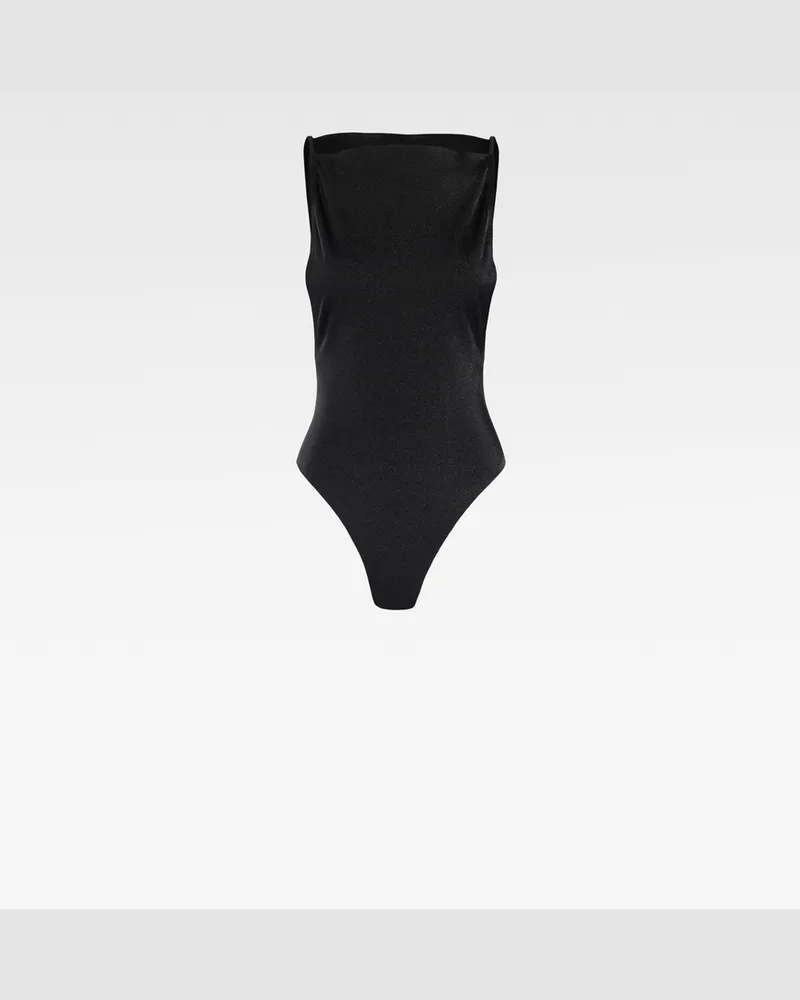 Jacquemus The Spoglio Bodysuit - Black Black