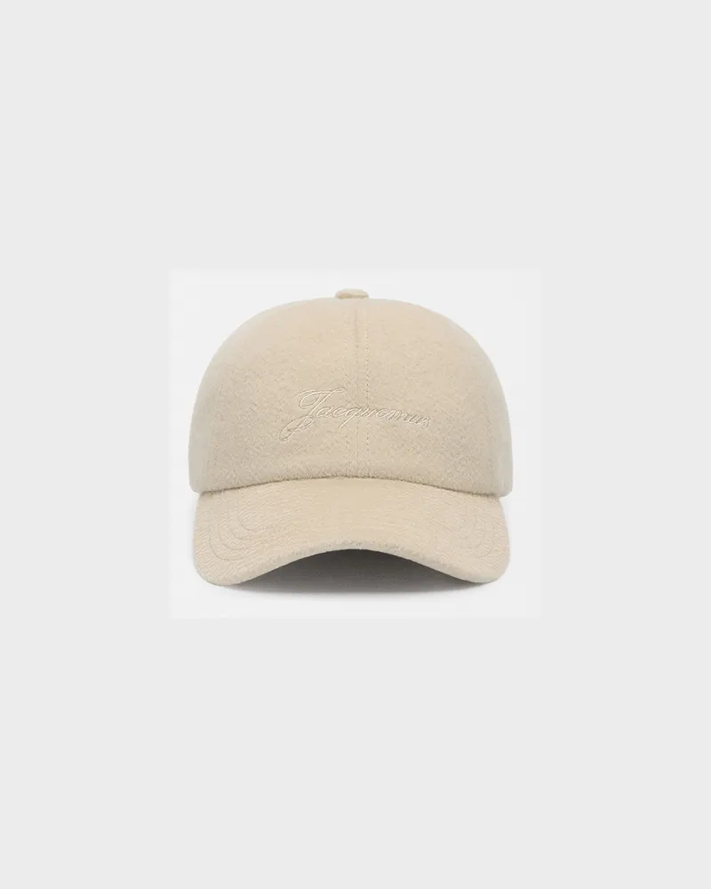 Jacquemus The Cachemiro Baseball Cap - Light Beige Light