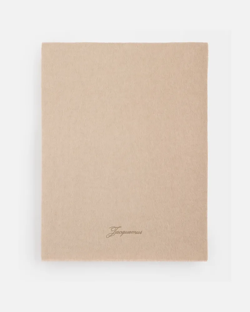 Jacquemus Der Tailleur Schal - Beige Beige