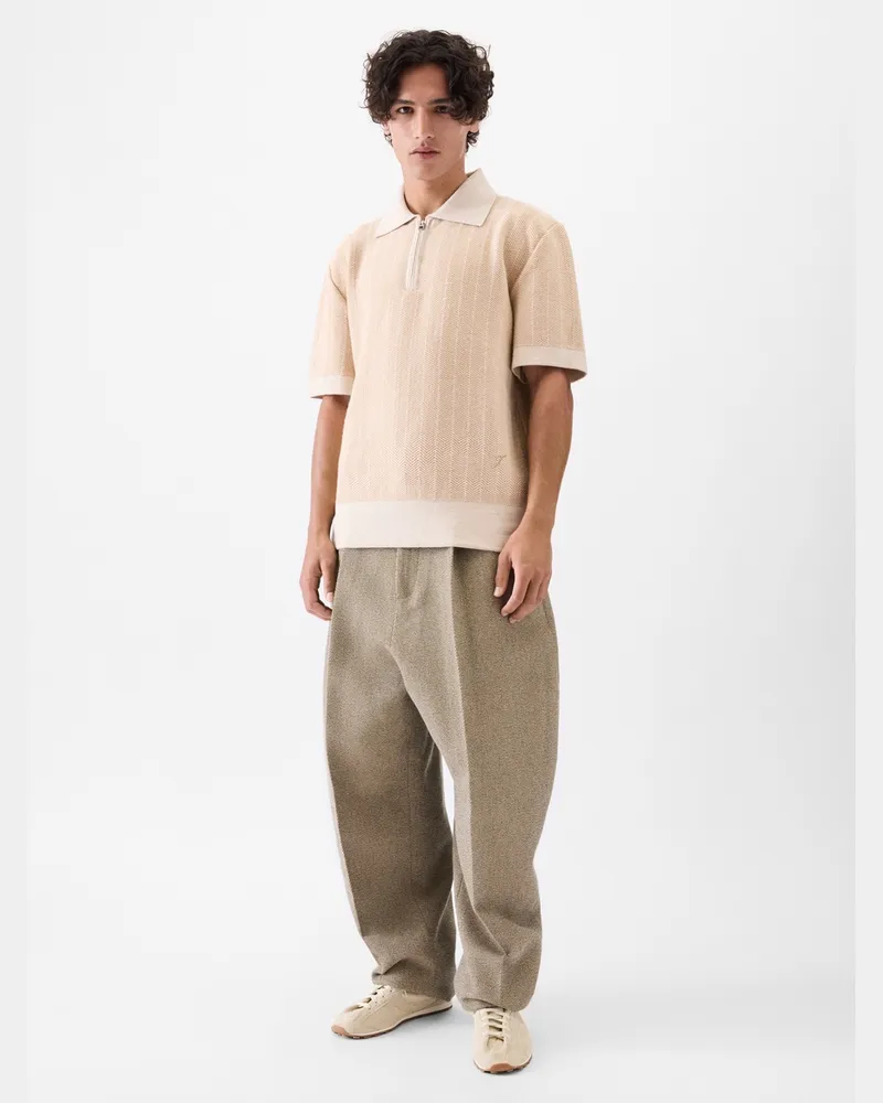 Jacquemus The Gio Polo Shirt - Beige Beige