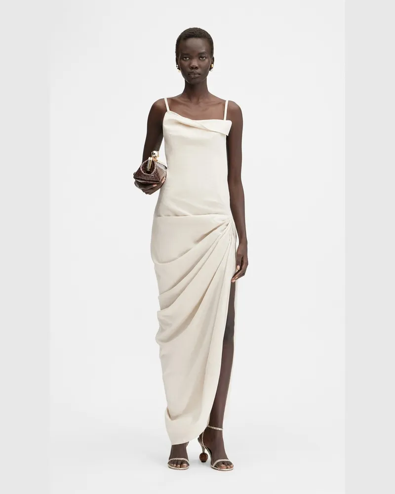 Jacquemus The Saudade Long Dress - Beige Beige