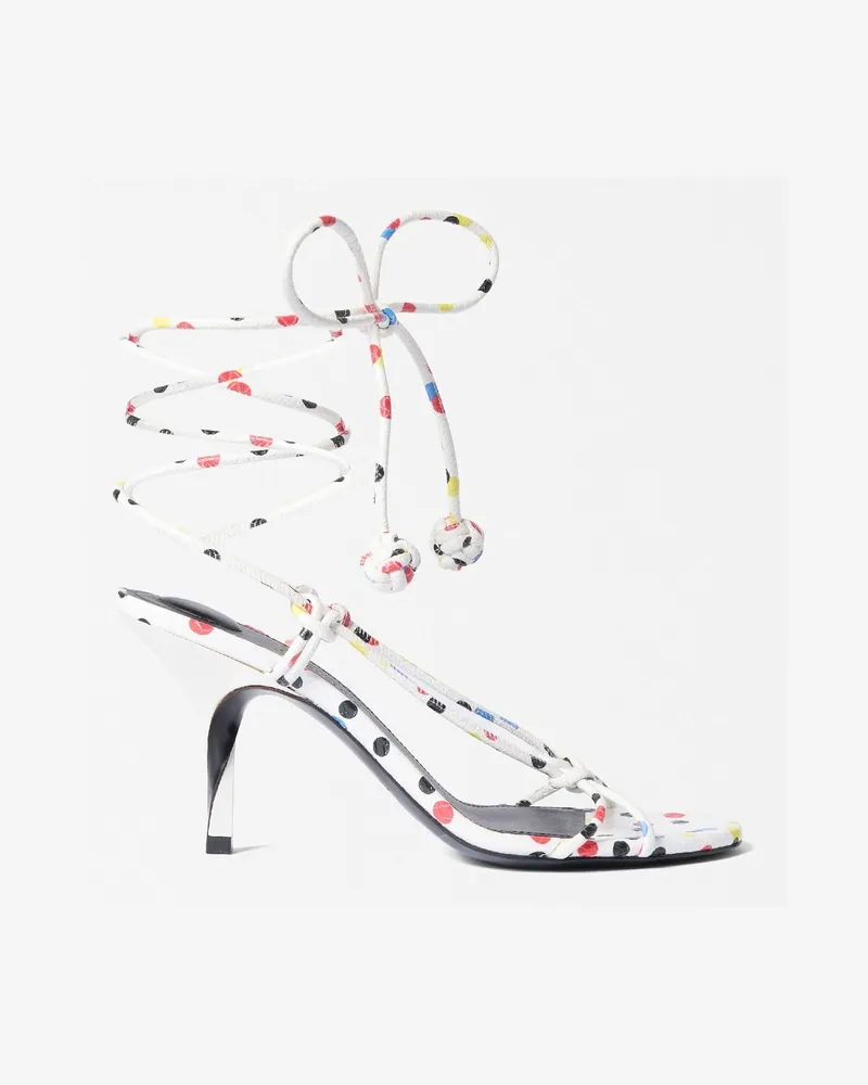 Jacquemus Die Tourni Sandalen - Print Confettis Print