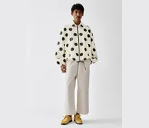 Der Windbreaker - Print Schwarz Polka Dot