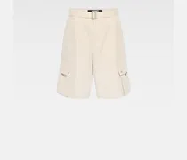 The Cargo Bermuda Shorts - Beige